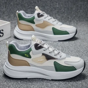 Autumn New Men's Shoes Breathable Versatile Low-top Board Shoes Trendy Casual Shoes Soft Bottom Sports Shoes Outdoor Work Shoes