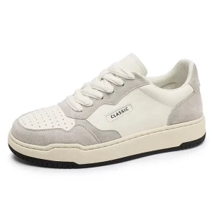 2025 New Casual Low-top Black and White Splicing Sneakers Men's Multi-purpose Sneakers Fall Lace-up Skateboard Shoes